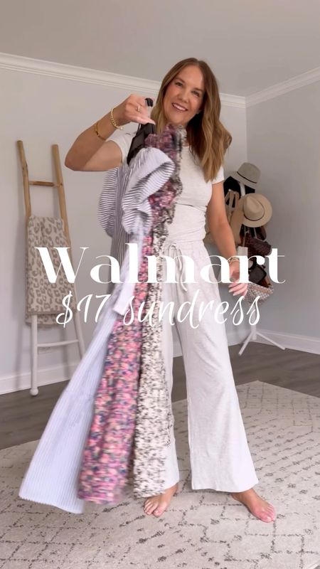💃🏻 stop scrolling if you want details on the most versatile dress! AND it’s just $17! 4 colors and if you’re between sizes, I’d go down. Perfect dress down with sneakers and a denim jacket or dressed up with wedges or sandals for date night, wedding, and bridal showers, or Mother’s Day.


Walmart new arrivals, Walmart haul, Walmart try on, summer dress, vacation outfit, Mother’s Day dress, how to style a sundress, what to wear, style over 40, timeless style, classic style

#LTKover40 



#LTKSeasonal #LTKStyleTip #LTKVideo