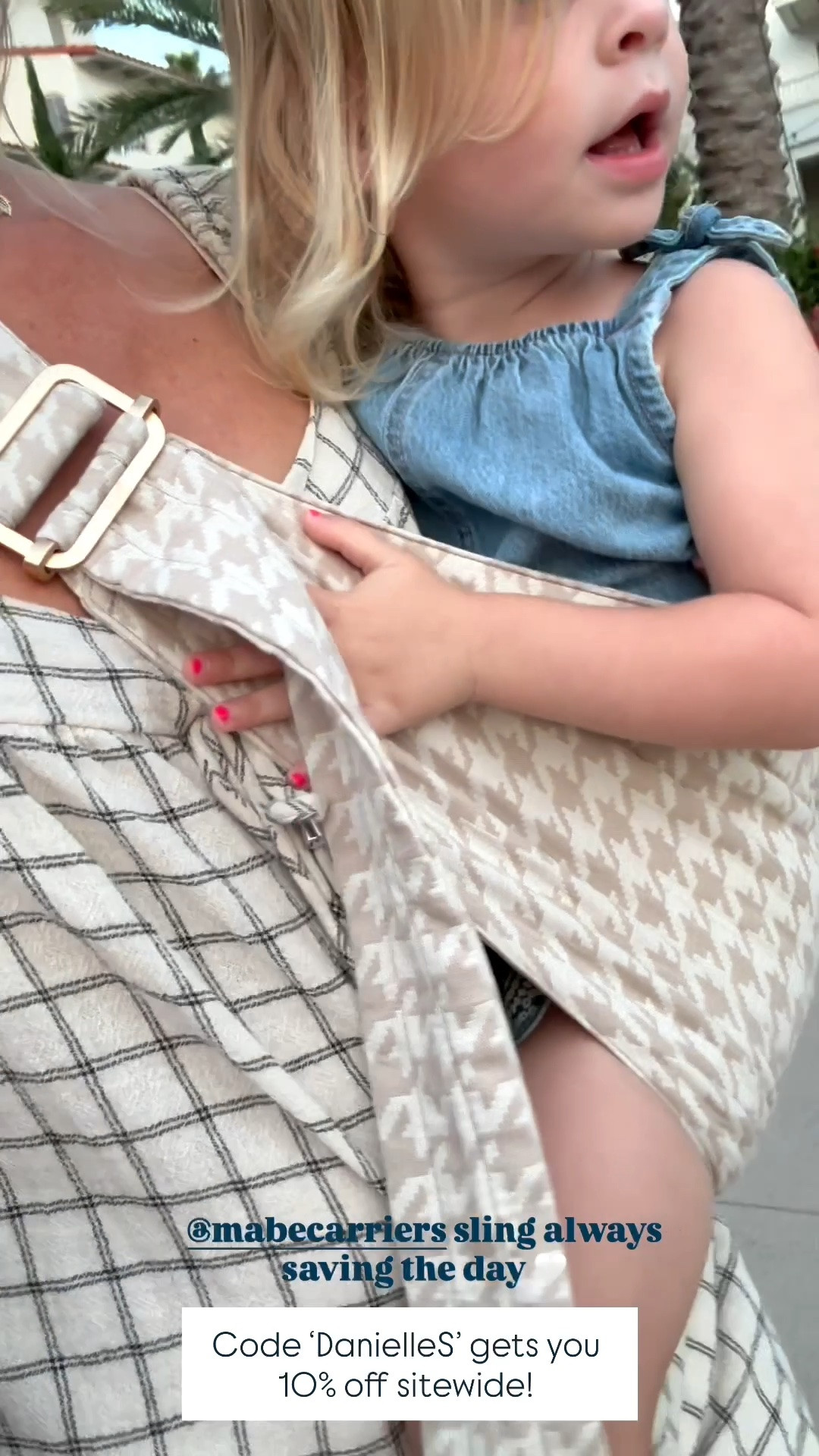 Whenever I know we’ll be doing some walking I make sure I have my Mabē toddler sling! Ella loves to run m, but she also still loves to be carried 💗 This sling is small enough to roll up and throw in your bag and super easy to throw on and use. Use my code ‘DanielleS’ for 10% off sitewide! I used their baby carriers as well and loved them for the baby days 👶🏼

Mabē, mom must have, baby carrier, toddler slings, baby registry, baby shower gift, new mom gifts

#LTKmomlife #LTKBaby #LTKTravel