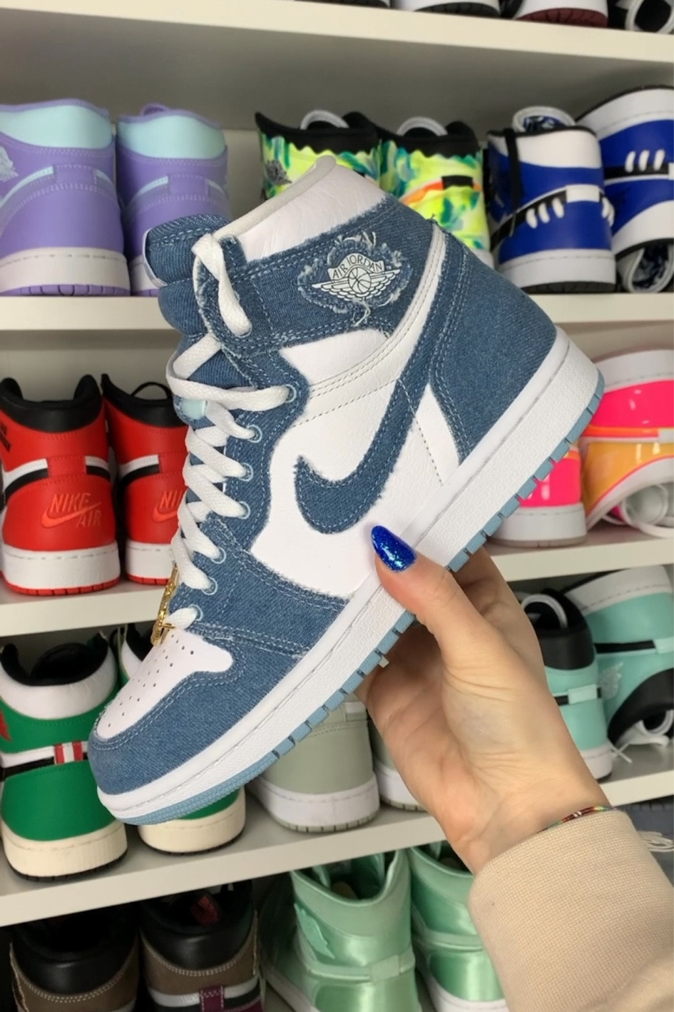 Nike Air Jordan 1 High Denim 💙

#LTKstyletip #LTKshoecrush #LTKSeasonal