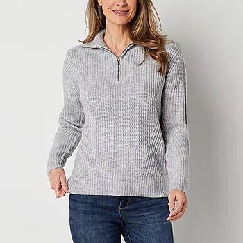 new!St. John's Bay Womens Long Sleeve Pullover Sweater | JCPenney