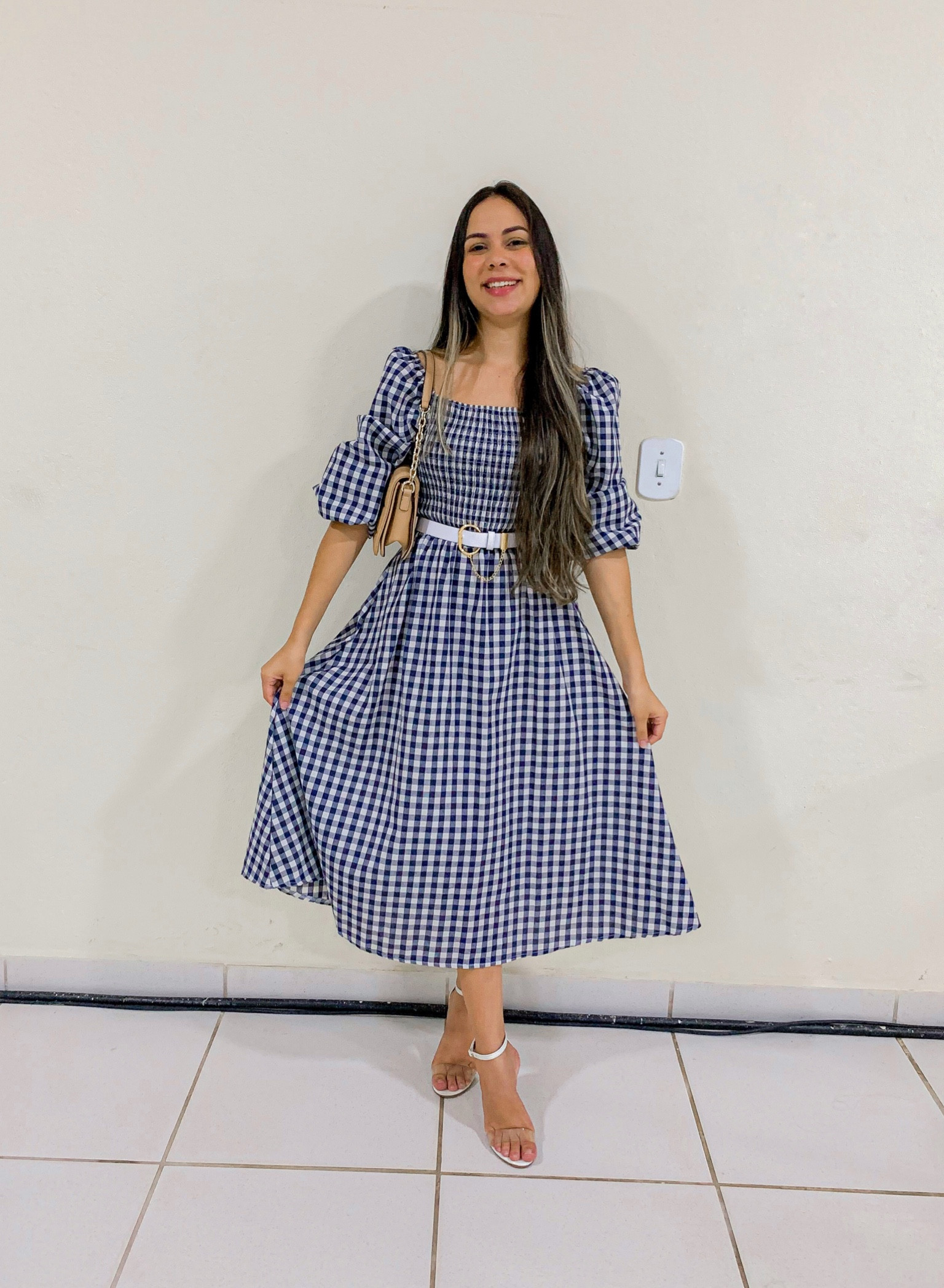 Vestido xadrez LOVITO 

#LTKbrasil