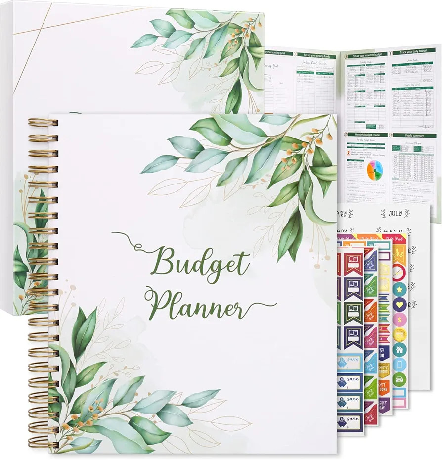SOLIGT 8.5 x 11 inches Large Budget Planner and Monthly Bill Organizer – Premium Hardcover Budg... | Amazon (US)