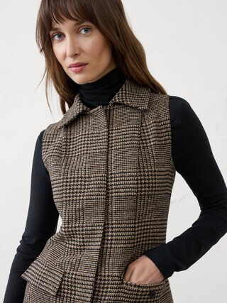 POCKETED PLAID MINI DRESS | Banana Republic Factory