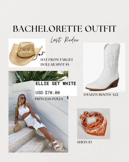 Bachelorette outfit: last rodeo!! The perfect white set  

#LTKfindsunder100 #LTKmidsize #LTKstyletip