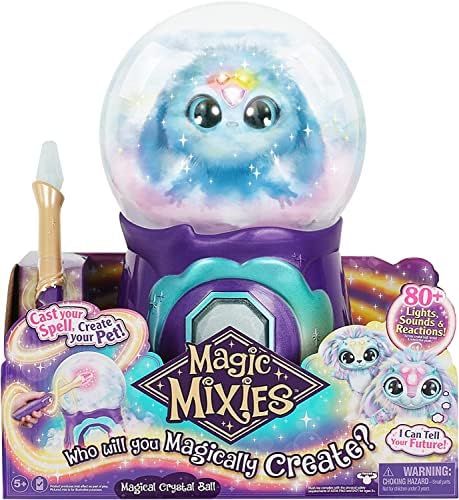 Magical Magic Crystal Ball Mist Surprise with Interactive 8 inch Blue Plush Toy and 80+ Sounds an... | Amazon (US)