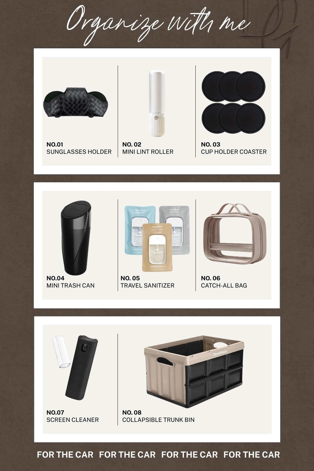 Car Organization | car organizers, new year reset, car accessories, car cup coasters, clean car, organized car, catch all bag, trunk organization, trunk organizer, car trash can, car essentials 

#LTKdayinmylife #LTKTravel