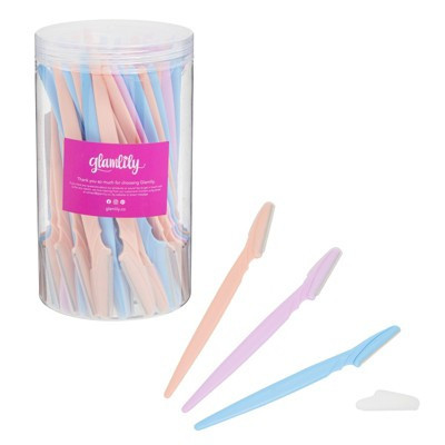 Glamlily 60 Pack Dermaplaning Tool for Facial Hair Removal for Women, Dermablade Razor (6 In, 3 Colors) | Target