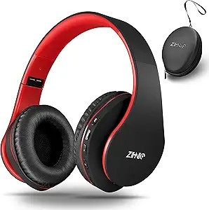 ZIHNIC Bluetooth Headphones Over-Ear, Foldable Wireless and Wired Stereo Headset Micro SD/TF, FM ... | Amazon (US)
