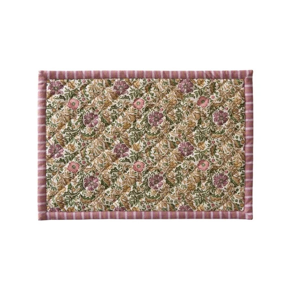 Better Homes & Gardens Edith Vine Reversible Placemat, 20 in x 14 in, Cotton Polyester Linen Blen... | Walmart (US)