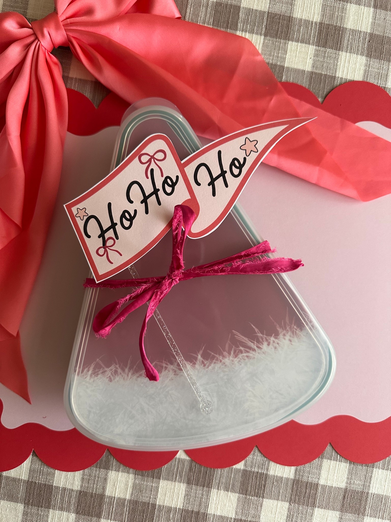 Sharing this fun Santa hat version! Showing the green pizza holders as I shared the Christmas tree printable with it, but linked red pizza containers below. 

#LTKSeasonal #LTKGiftGuide #LTKHoliday