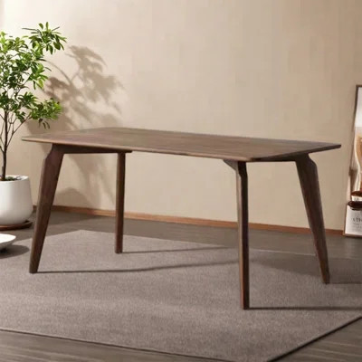 Poplar solid wood large dining table | Wayfair North America