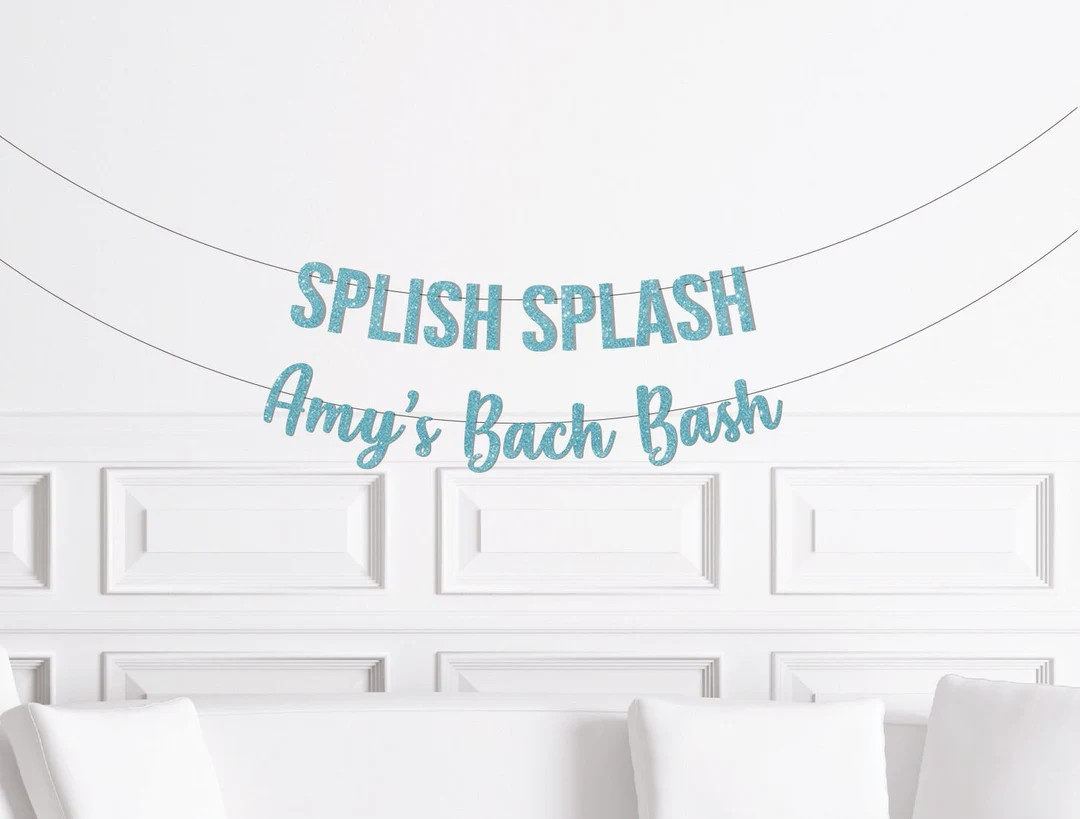 Mermaid Theme Bachelorette Party Decorations / Personalized - Etsy | Etsy (US)