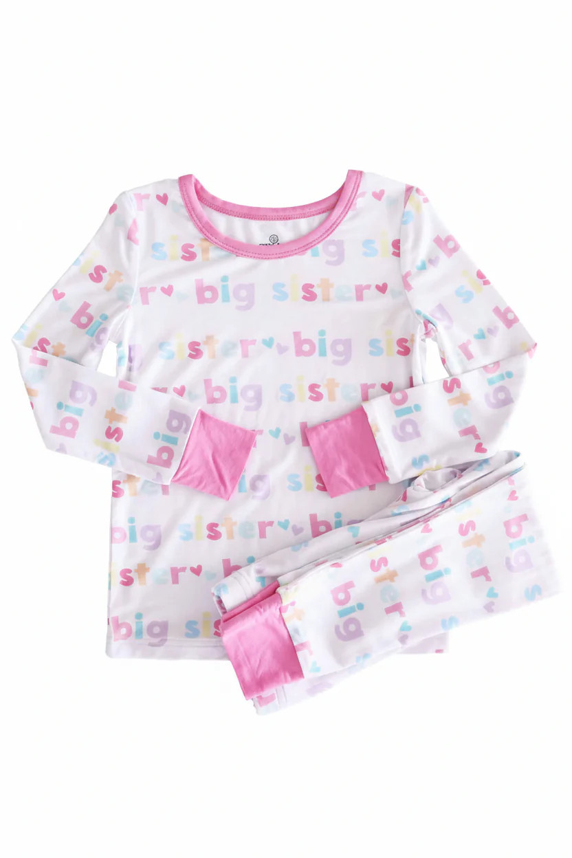 Big Sister Two Piece Pajama Set | Caden Lane