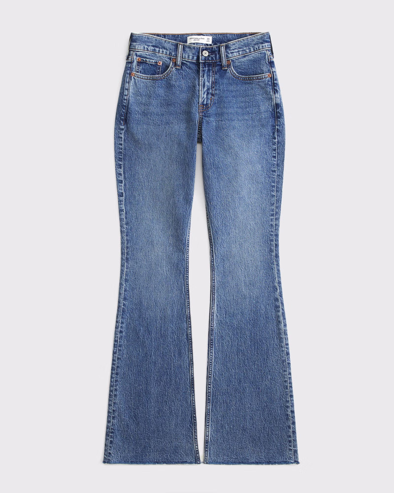 Women's Mid Rise Bootcut Jean | Women's | Abercrombie.com | Abercrombie & Fitch (US)