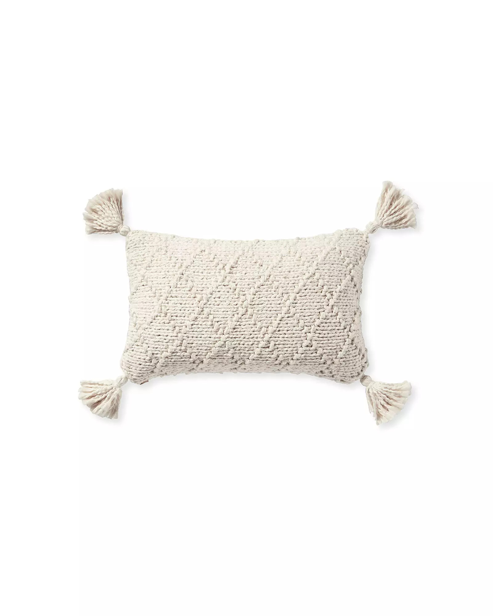Fisherman's Knit Pillow Cover | Serena and Lily