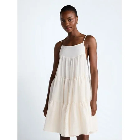 Scoop Women’s Flowy Tier Mini Dress  Sizes XS-XXL | Walmart (US)