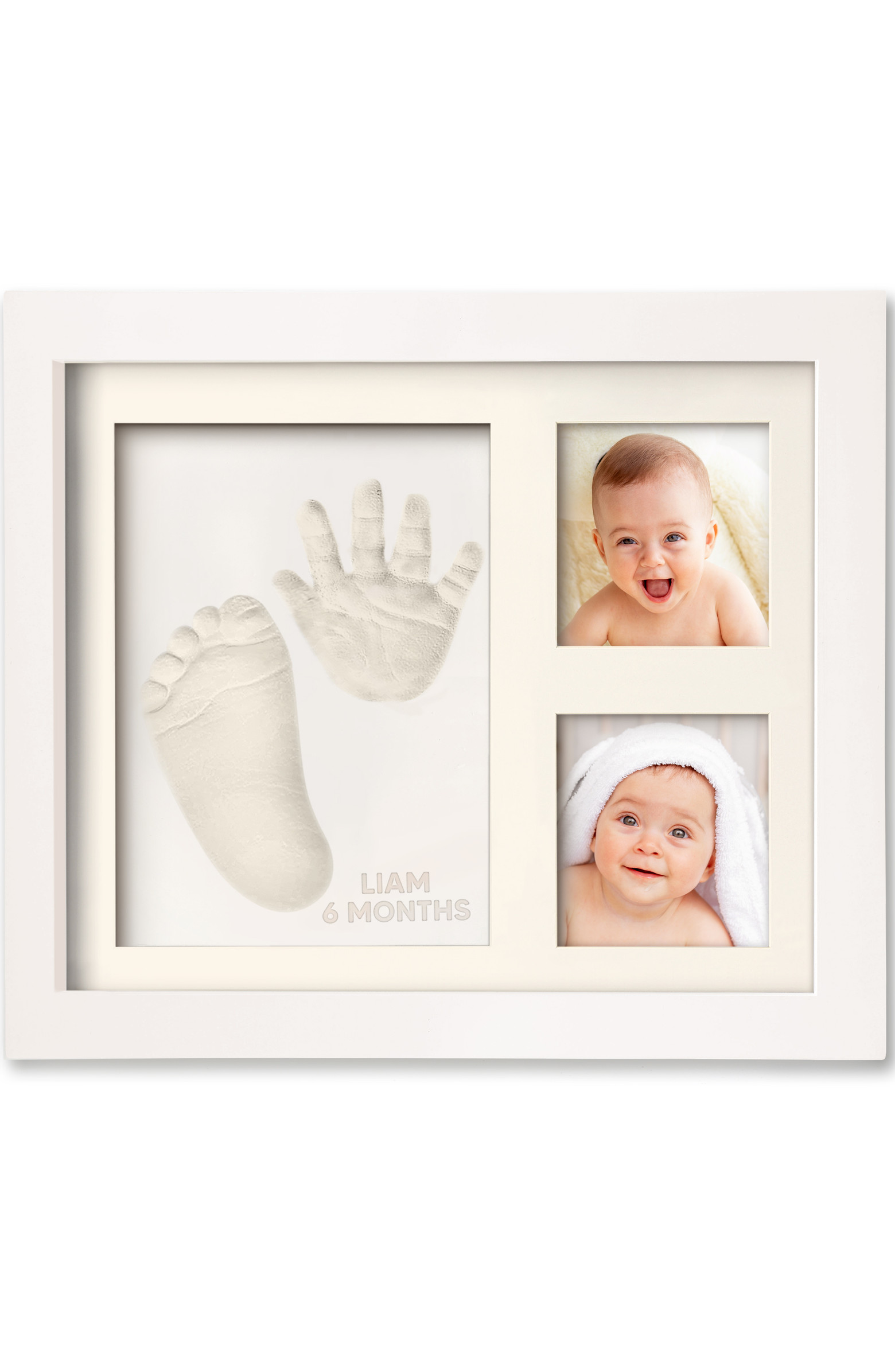 Baby Handprint & Footprint Keepsake Solo Frame | Nordstrom