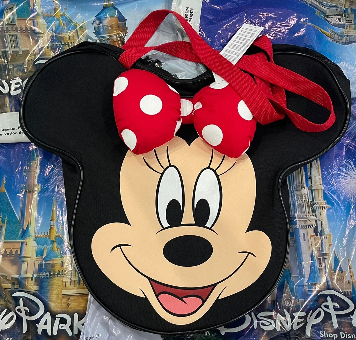 Disney Minnie Mouse Face Large Jumbo Tote Bag New | eBay US