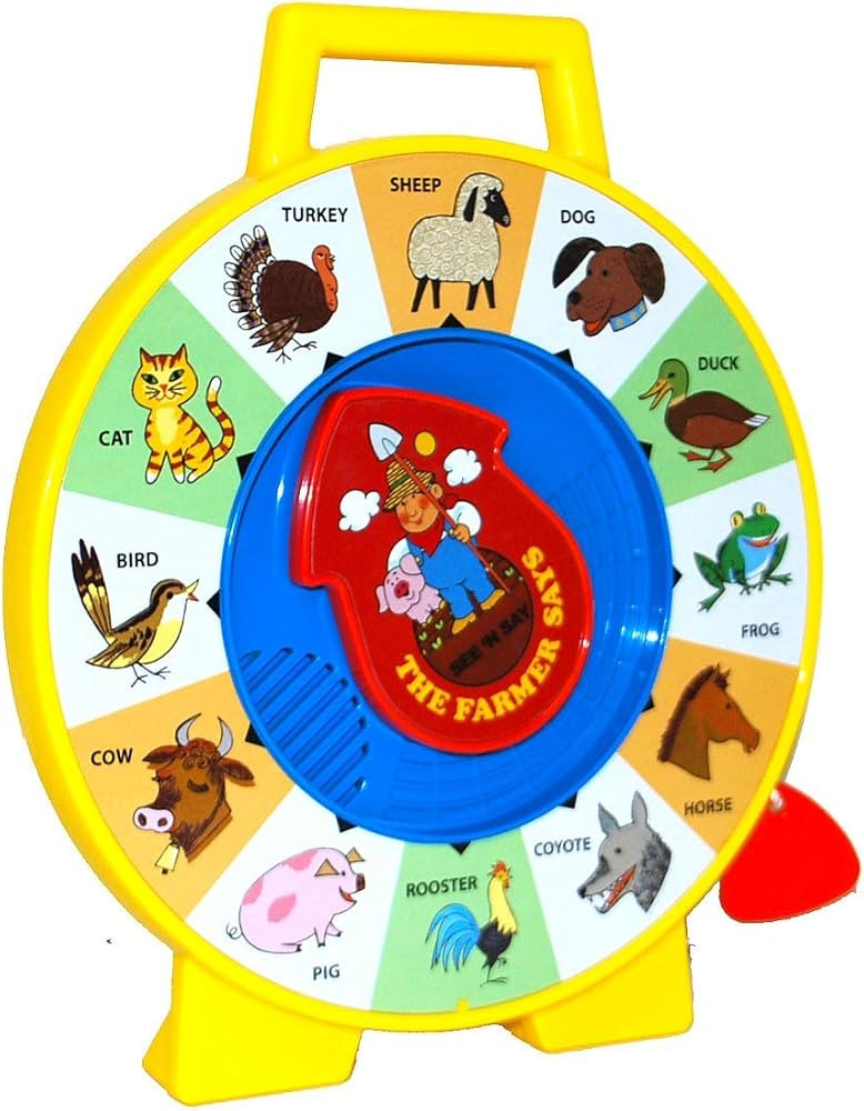 Fisher Price Classics - Farmer Says See 'n Say - Vintage Learning Toy, Sounds and Animals, Intera... | Amazon (US)
