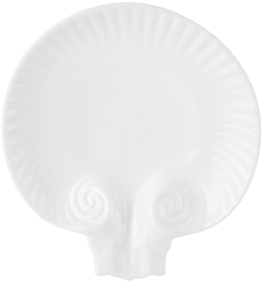 White Clamshell Dish | SSENSE