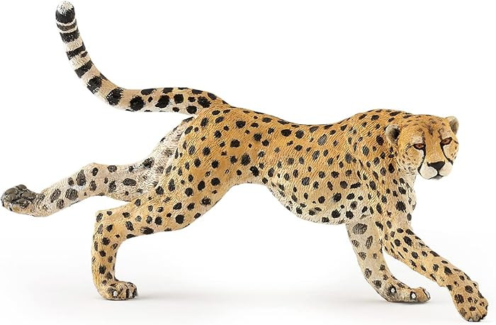 Papo - Running Cheetah Figurine - Hand-Painted Wildlife Predator for Kids Age 3+ - 12.5 x 3.5 x 6... | Amazon (US)