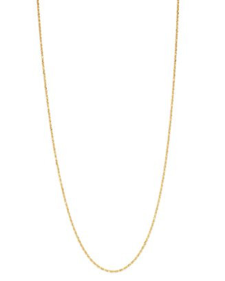 Glitter Rope Chain Necklace in 14K Yellow Gold, 2.0-2.1mm | Bloomingdale's (US)