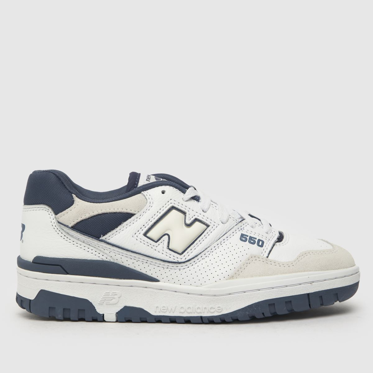 Womens White & Blue New Balance Bb550 Trainers | schuh | Schuh