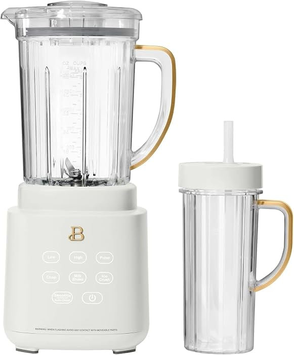 Beautiful PowerExact Blender System with 700W Motor, 50oz Tritan Jar, 20oz Single-Serve Cup, No D... | Amazon (US)