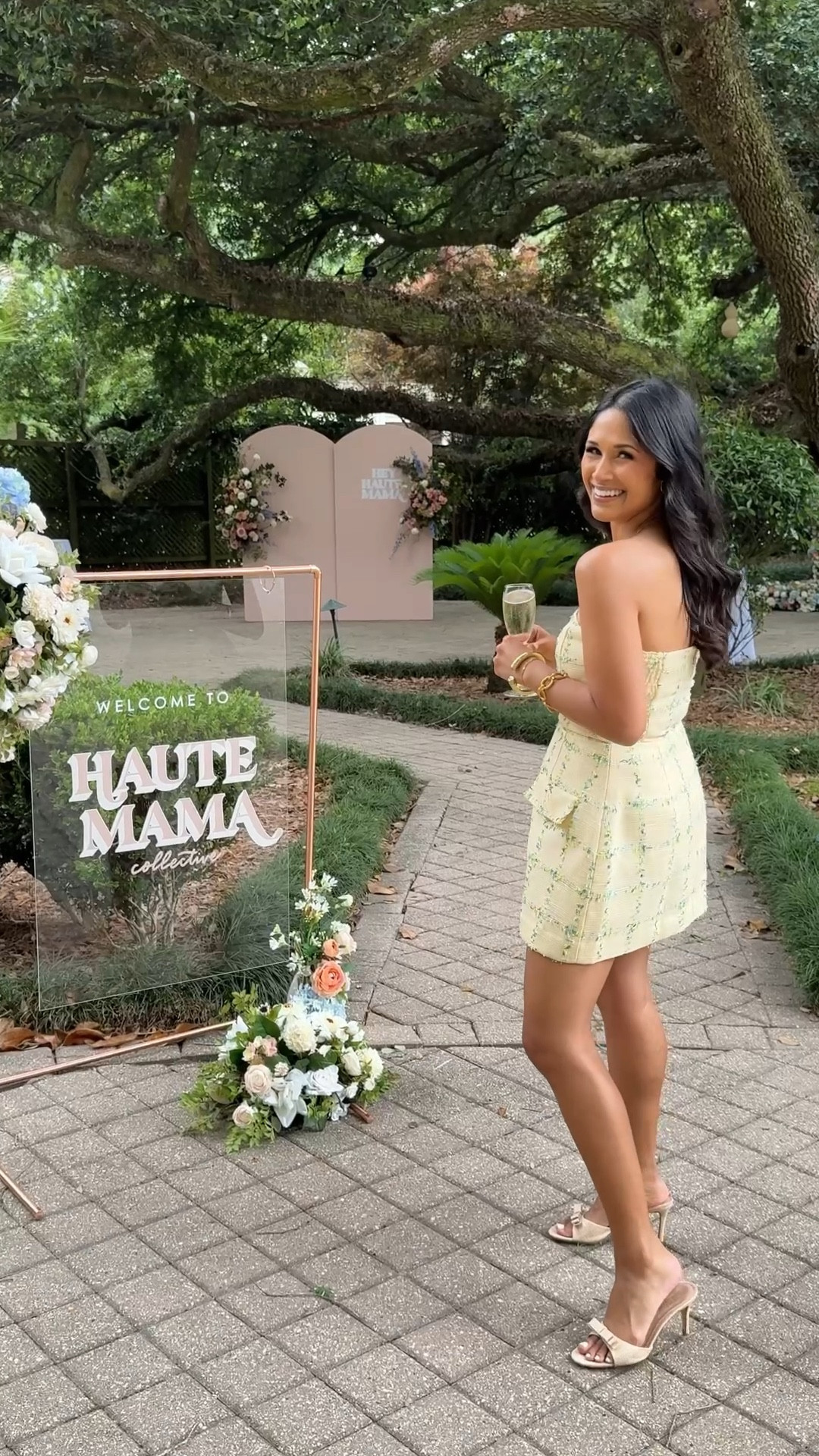 Obsessed with this @amandauprichard romper dress that I wore to my my haute mama collective Mother’s Day luncheon! 
-wearing sz small
#julievos #amandauprichard #springdress 

#LTKStyleTip #LTKSeasonal