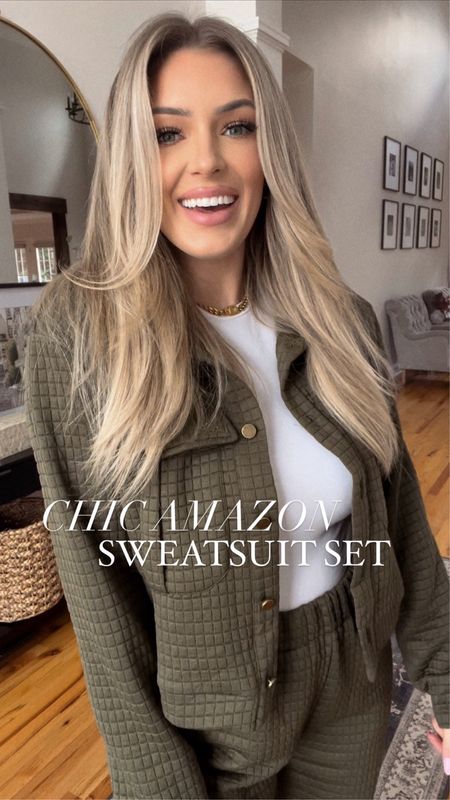 Chic sweatsuit set! Under $60! 

#LTKSpringSale #LTKfindsunder100 #LTKVideo