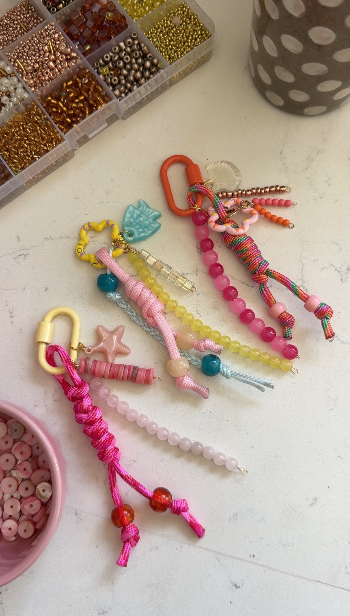 Diy paracord bag charms