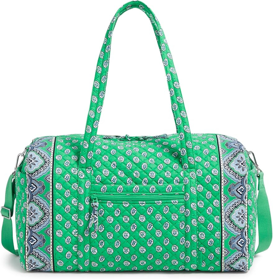 Vera Bradley Women's Cotton Large Travel Duffel Bag | Amazon (US)