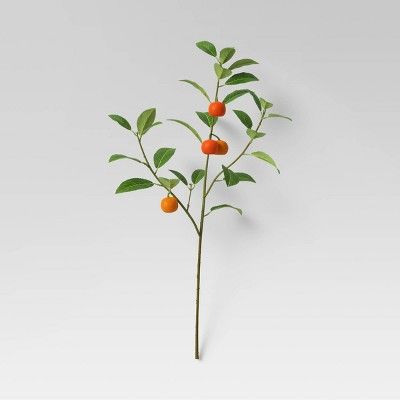 28" Artificial Citrus Plant Stem with Leaves - Threshold™ | Target