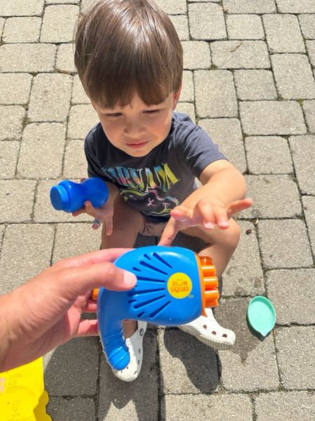 We love to play with bubbles in the summer time 🫧

Bubble machines - bubble toys - bubble maker - toddler friendly activities - outdoor toys

#LTKKids #LTKSeasonal #LTKBaby