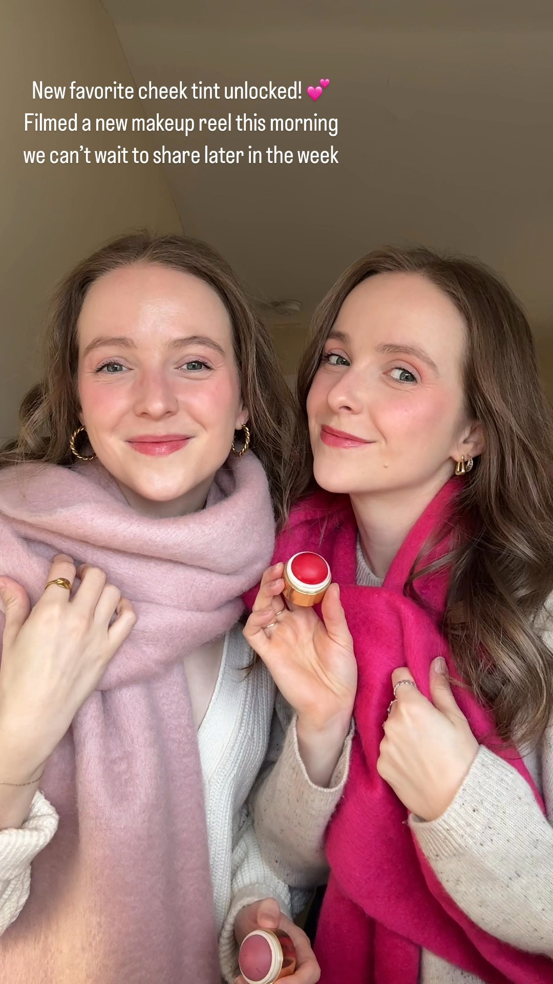 Fresh face winter makeup routine
Loving the pigment of these flush balms from Merit 
Sarah: cheeky flush balm
Leah: rouge flush balm
Both wearing dune in complexion stick 
Great stocking stuffer!


#LTKGiftGuide #LTKSeasonal #LTKStyleTip