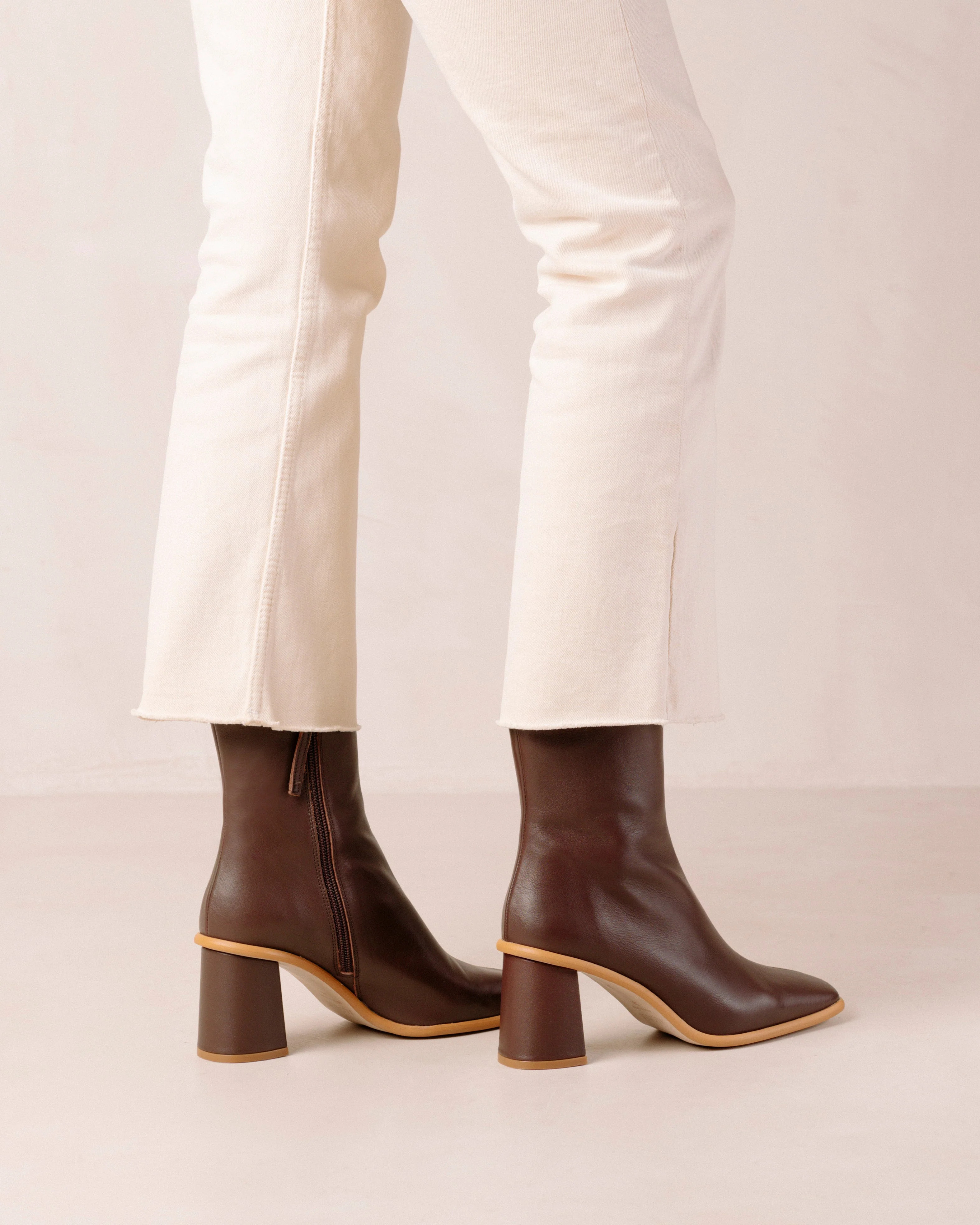 West Cape - Brown Leather Boots | ALOHAS | Alohas AU