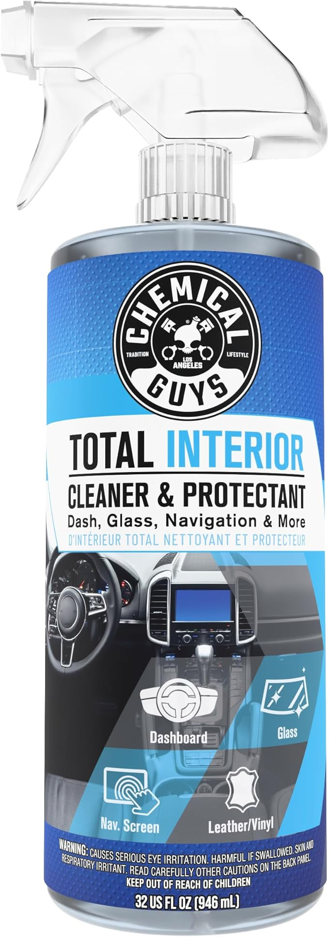 Chemical Guys Total Interior Cleaner & Protectant – Chemical Guys Interior Cleaner, Cleans & Pr... | Amazon (US)