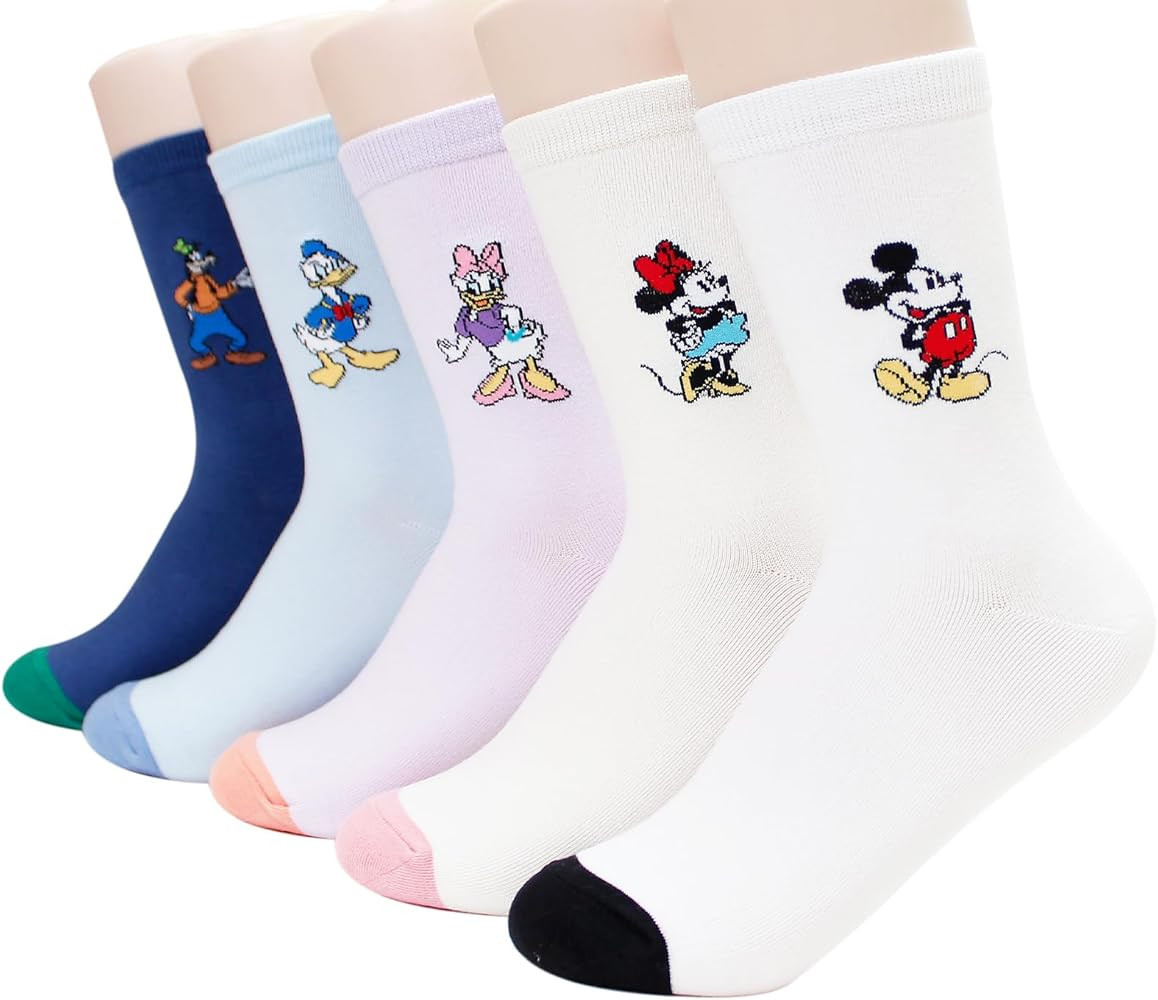 Cartoon Character Series Women and teen girls Licensed Socks Collection | Amazon (US)