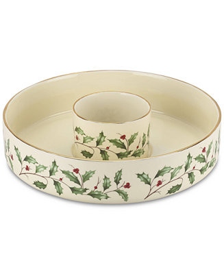 Lenox Holiday Chip & Dip Set - Macy's | Macy's