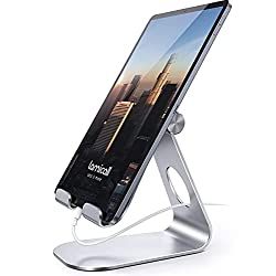 Lamicall Tablet Stand Adjustable, Tablet Stand - Desktop Stand Holder Dock Compatible with Tablet... | Amazon (US)