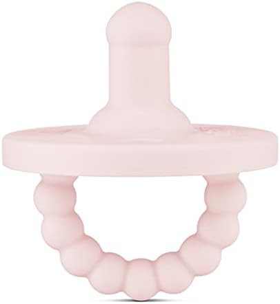 Ryan & Rose Cutie PAT Pacifier Teether (Stage 1, Pink) | Amazon (US)
