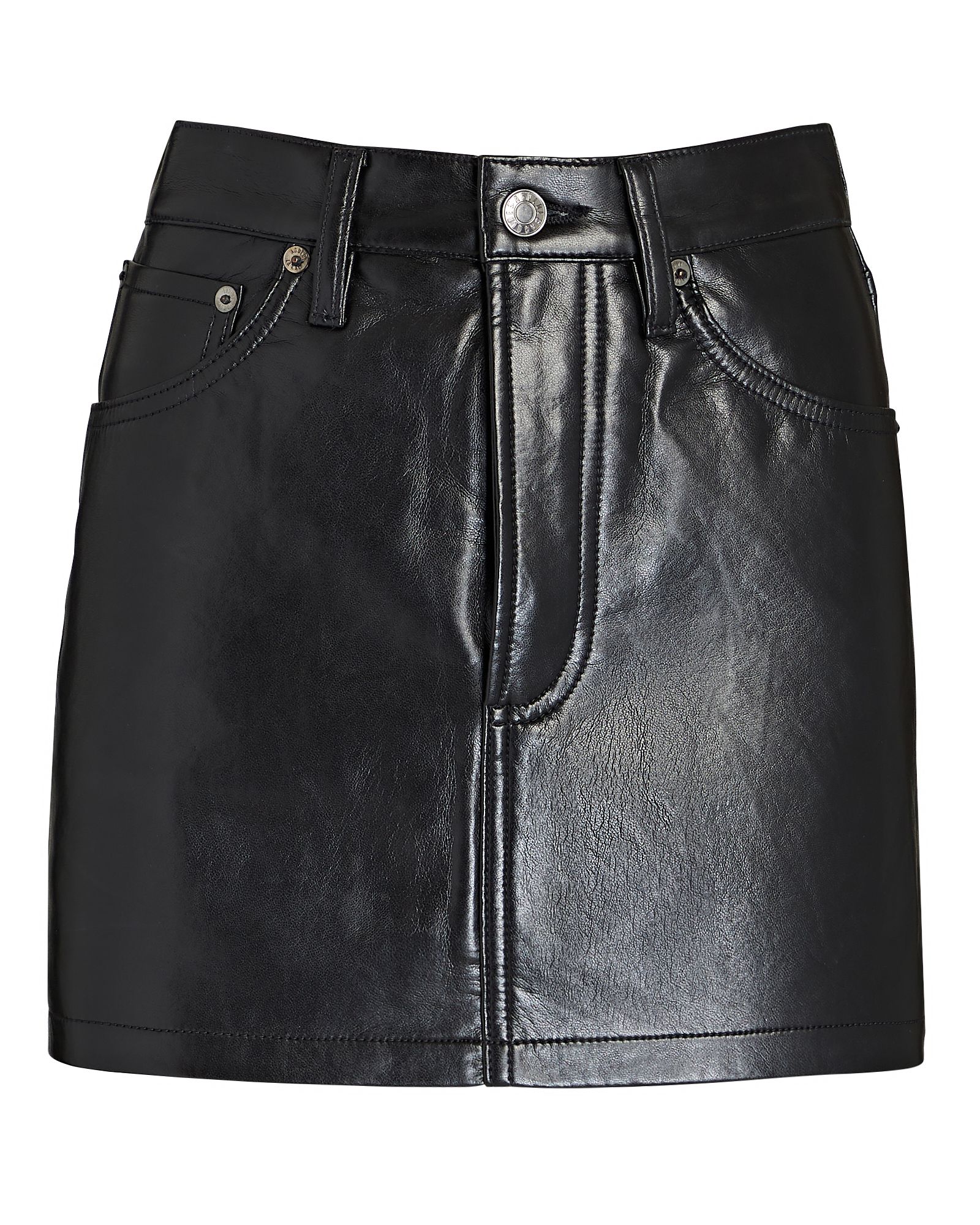 Liv Recycled Leather Mini Skirt | INTERMIX