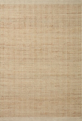 Cornwall CRN-01 Ivory/Natural Jute/Wool Handwoven Striped Area Rug | Rugs Direct
