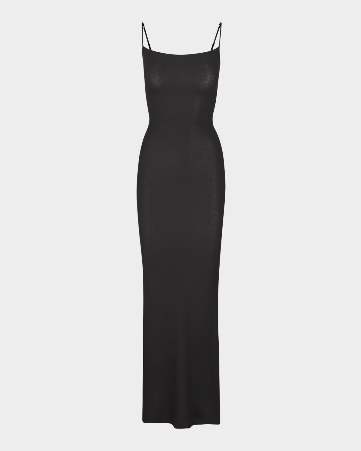 Soft Lounge Ribbed Maxi Slip Dress | Neiman Marcus