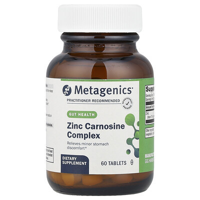 Metagenics, Zinc Carnosine Complex , 17 mg, 60 Tablets | iHerb