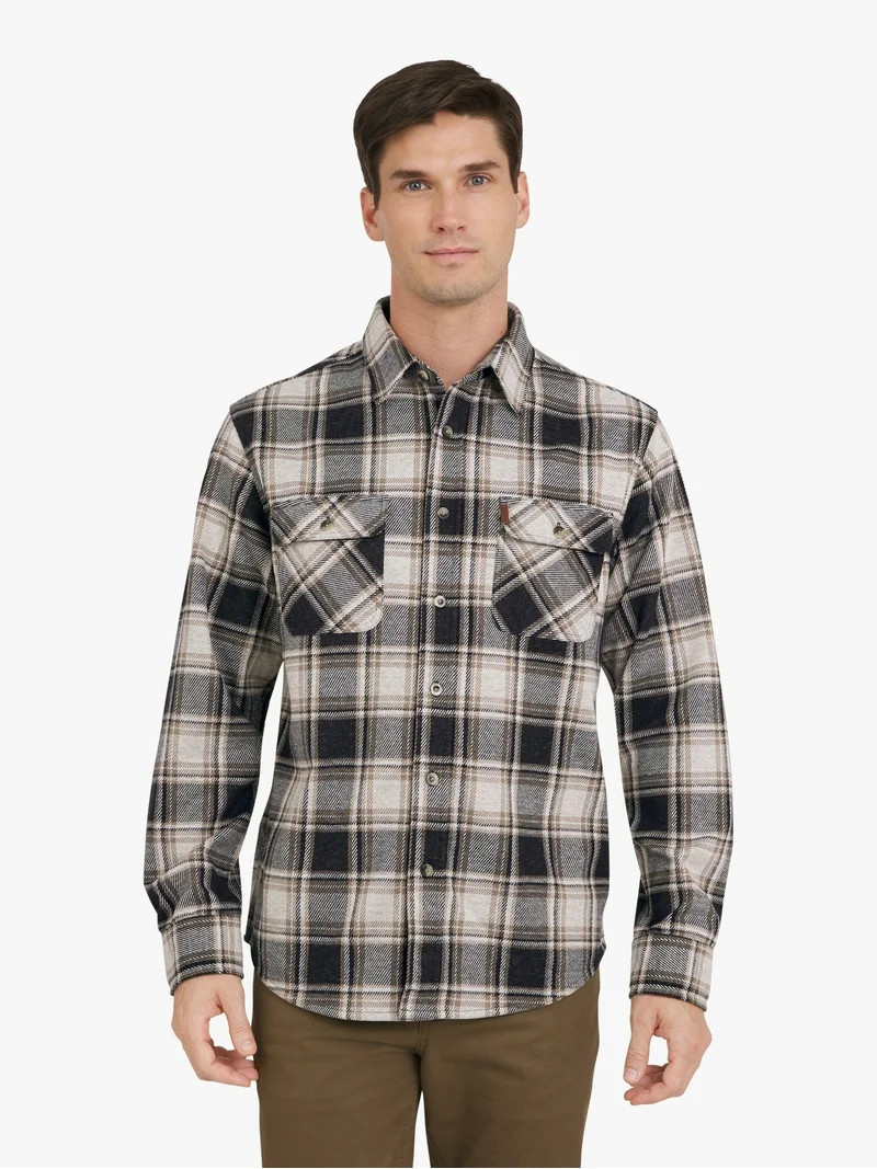 Chaps Men's & Big Men's Lakeland Flannel Shirt, Sizes S-3XL - Walmart.com | Walmart (US)