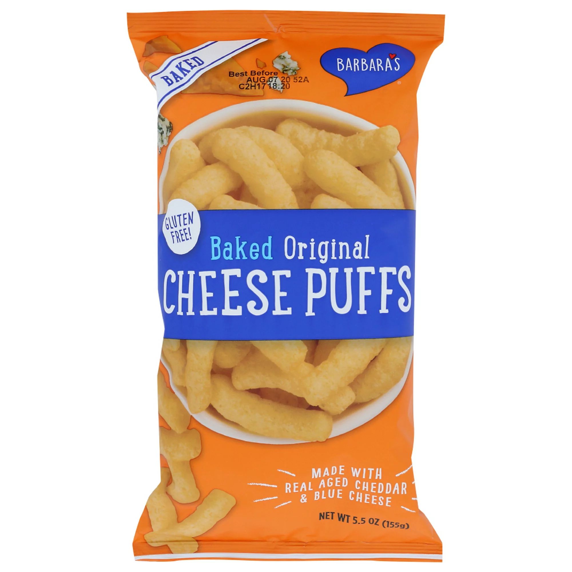 Barbara'S Bakery Baked Original Cheese Puffs, 5.5 Oz | Walmart (US)