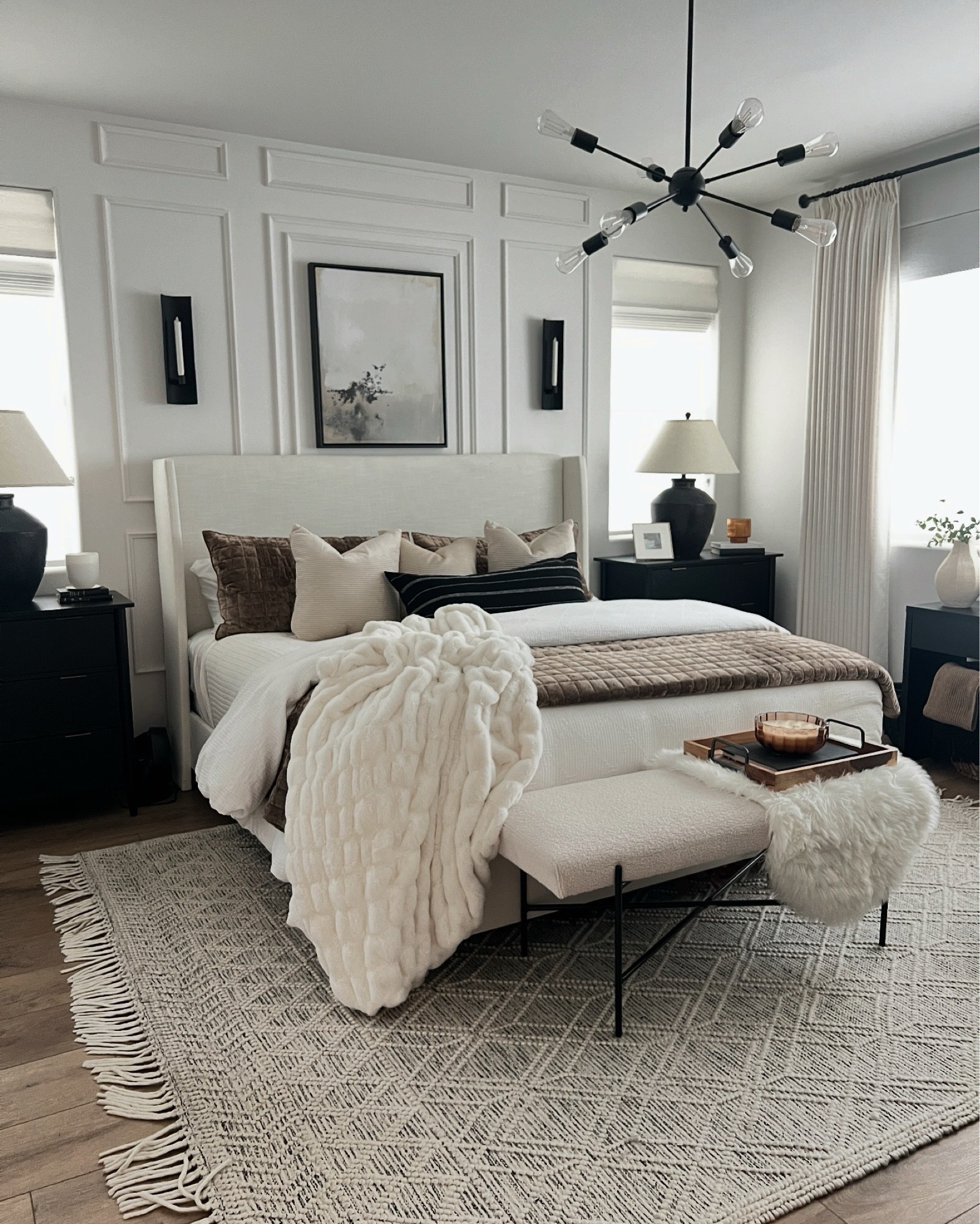 Primary bedroom decor, velvet bedding, neutral bedroom decor, warm tones

#LTKHome