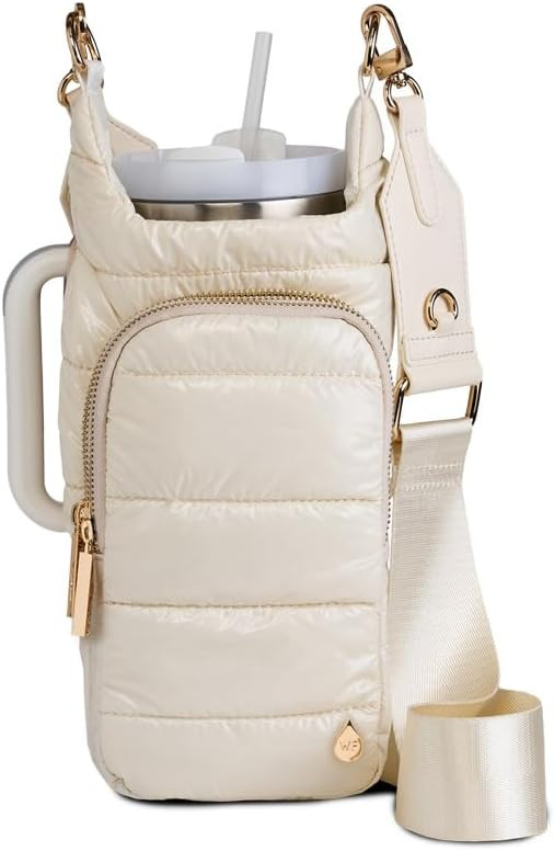 Original HydroBag Handle Collection | Large Crossbody Water Bottle Holder with Strap & Zipper Slo... | Amazon (US)