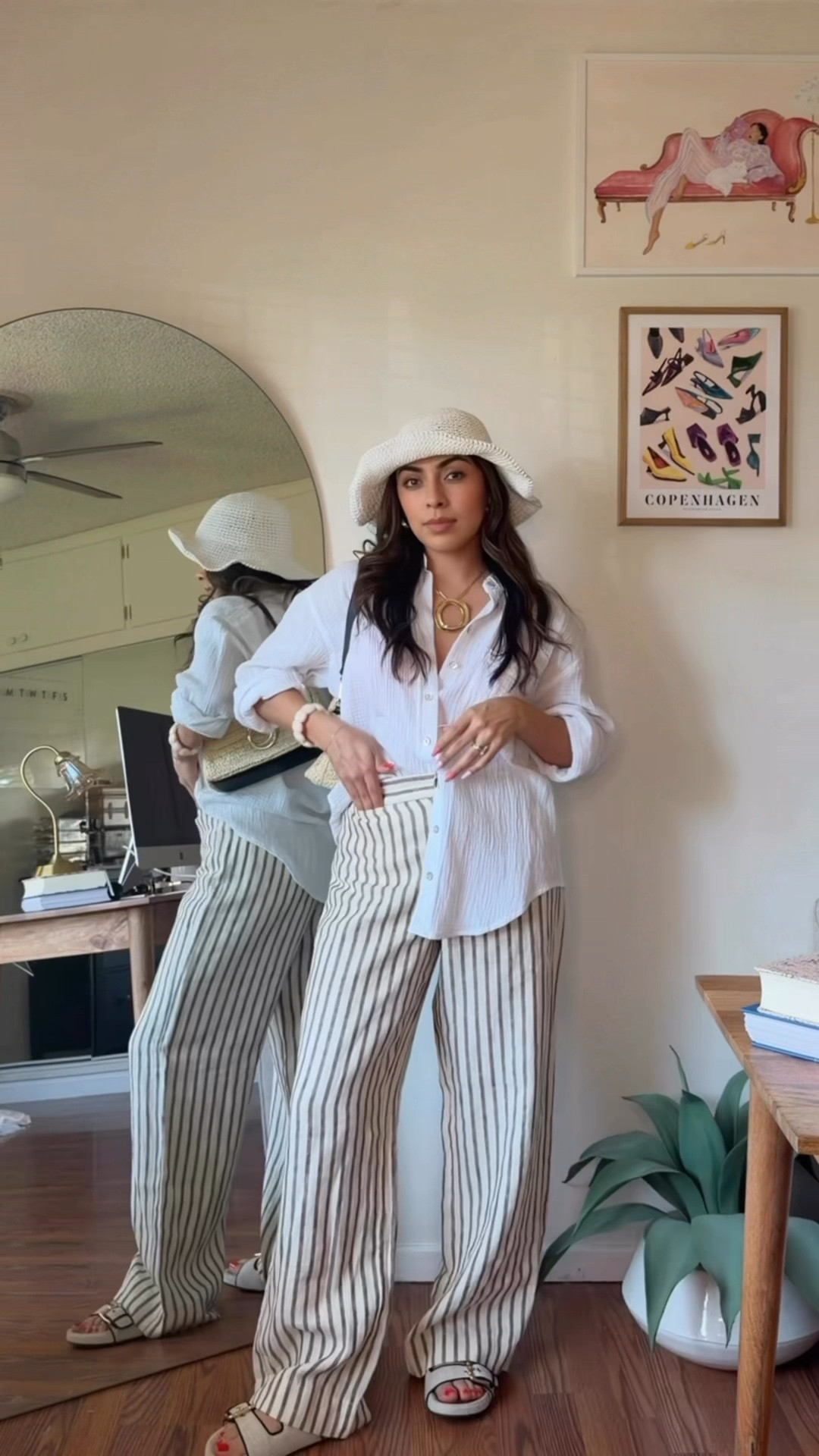 an easy chic outfit to recreate this spring!! perfect for a beach walk - some items have been in my closet for a few years but i found you some almost identical ones!!
the pants run a little big in my opinion so i would size down unless you like them oversized. (I’m wearing a size small) 
—


#LTKgrwm #LTKspringtrends #LTKootd